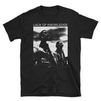 Lack Of Knowledge T shirt, Crass, Flux of pink indians, Poison girls, Discharge, Omega Tribe, Rudimentary Peni 2XL