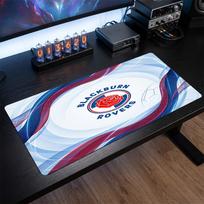 Blackburn Rovers Football Print Large Mouse Pad, Anti-Slip Extended Gaming Desk Mat for Office Home 30cmx60cm（11.8x23.6inch）