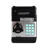 Electronic Creative Gift Automatic ATM Safe Cash Coin Money Saving Boxes Coin Piggy Bank for Kids juoda