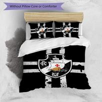 Vasco Football Club Printed Pattern Duvet Cover Set – includes 1 duvet cover and 2 matching pillowcases Bedroom decor Christmas gifts 135cm*200cm