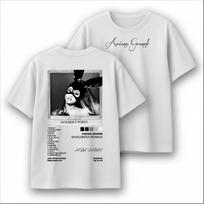 Ariana Grande Pavojingas Unisex Albumo Grafinis Marškinėlis Unisex Unisex Pop Gatvės Apranga Trumpomis Rankovėmis Medvilninis Muzikos Gerbėjo Prekės Ženklas Marškinėliai Viršūnės S black
