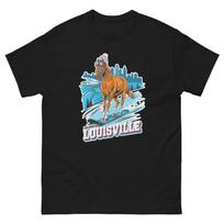 Snowboard Louisville Horse USA Snowboarding Animal T-Shirt M