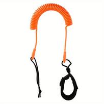 1PC Surfboard SUP Foot RopePaddle Board RopeSurf Traction RopeElastic RopePaddle RopeWater Ski Foot Rope oranžinė