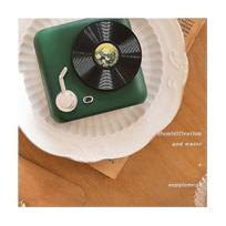 Portable Retro Camera Air Conditioning Fan Humidification Fan Hanging Neck Fan Handheld Fan For Desktop Office Fan-red
