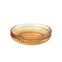 Corning VISIONS Amber Vision Glass Plate Set