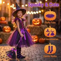 Halloween Themed Kids Clothing Set, Costume Outfit for Boys and Girls L raudona