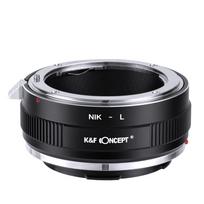 CONCEPT Lens Mount Adapter Manual Focus Nikon Compatible Lens Leica Compatible Lens Mount Official K&F NIK-L F-mount L-mount (Manufacturer's Store) juoda
