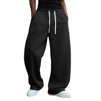 Men's Baggy Sweatpants Casual Pants Elastic Waist Athletic Workout Jogger Sweat Fall Winter L juoda