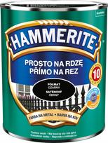 Hammerite Prosto Na Rdzę Dažai Metalui Juodi Pusiau Matiniai 0,7L
