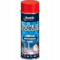 Bostik Super Color Acrylic Fast Spray Lakier Akrylowy Czerwony 400 Ml