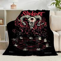1PC Skull Rock musi Flannel Blanket Gift, Suitable for Both Men And Women, Soft Ideal for Beds And Sofa, Birthday Or Christmas Gift 75x90cm
