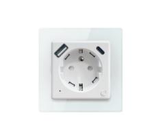 Immax NEO 07544L - Išmanioji E tipo rozetė 16A/230V + 1xUSB-A+1xUSB C PD 20W Wi-Fi