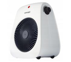 Concept vt7040 - ventiliatorius su šildymo elementu 1000/2000W/230V baltas