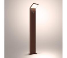 Brilagi - lauko LED šviestuvas su judesio jutikliu RIANO LED/8W/230V rudas IP65 80 cm