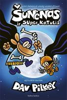 Šunėnas, 4 knyga. Šunėnas ir Super Katulis (knyga su defektais) - Dav Pilkey