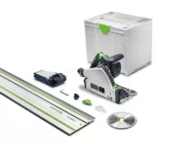 Festool akumuliatorinis panardinamas pjūklas TSC 55 KSEB-Basic-FS, be akumuliatoriaus ir įkroviklio