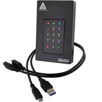 Išorinis HDD diskas Apricorn 2 TB USB Type-A į USB Type-C Aegis Fortress L3