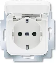 BUSCH JAEGER 20 EUKB-214 kištukinis lizdas CEE 7/3 baltas 250 V 16 A 71 mm