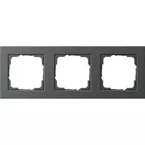 GIRA 0213 23 sieninė plokštė antracitinė, besraigtė, 80,8×223,4×9,3 mm