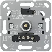 Gira S3000 UniLED sukamasis reguliatorius Komfort (modelis 245500)