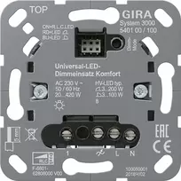 Gira S3000 Uni-LED-Dimmerio modulis Komfort 540100 sieninis