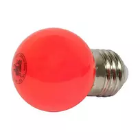 Synergy 21 LED Retrofit E27 lašo formos lemputė G45 Raudona 1 W girliandai