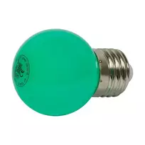 Synergy 21 LED Retrofit E27 lašo formos lemputė G45 žalia 1 W girliandoms