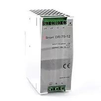Maitinimo šaltinis 12V, 6.3A, 75W, DIN bėgelis