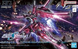 Plastikinis modelis Bandai HGCE 1/144 Infinite Justice Gundam Type II — 1/144 mastelis