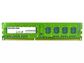 2-Power 4GB MultiSpeed 1066/1333/1600 MHz DIMM atmintis, 4GB, 1 x 4GB, DDR3, 1600 MHz, 240 kontaktų DIMM, žalia