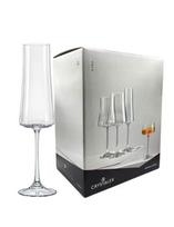 Šampano taurių komplektas Bohemia Crystalex Xtra Optic, stiklas, 0.210 l, 6 vnt.