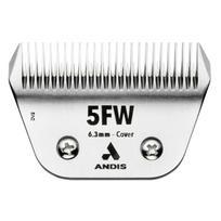 Andis Ceramic EDGE 5FW Cover Wide Blade - platus keraminis Snap-On kirpimo mašinėlių peilis, chromuotas plienas