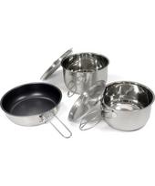 Origin Outdoors nerūdijančio plieno virimo indų komplektas „Non-Stick“