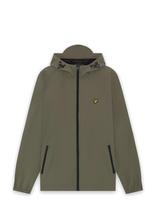 Lyle & Scott - Contrast Zip Through Hooded Jacket - Lengva striukė - Chaki spalva