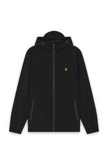 Lyle & Scott - Contrast Zip Through Hooded Jacket - Lengva striukė - Juoda
