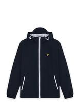 Lyle & Scott - Contrast Zip Through Hooded Jacket - Lengva striukė - Tamsiai mėlyna