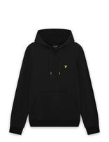 Lyle & Scott - Heavyweight Loopback Pullover Hoodie - Džemperis - Juoda