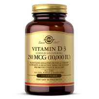 Solgar Vitaminas D3 250 mcg (10000 TV) - 120 Minkštųjų Gelių