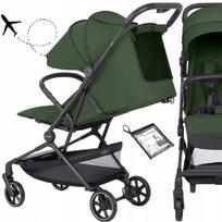 Lengvas sportinis vežimėlis Carrello EVO, Chateau Green, su apsauga nuo lietaus