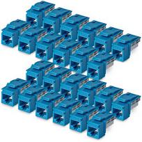 Startech CAT6 KEYSTONE JACK 24-PACK 24-PACK90-DEGREE 110 PUNCH DOWN C6KEY110BL24PK