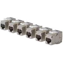 Startech CAT8 KEYSTONE JACK 6-PACK 6-PACK180-DEGREE/TOOLLESS/SHIELD C8KEYSTP1806PK