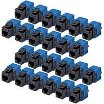 Startech CAT6 KEYSTONE JACK 24-PACK 24-PACK180-DEGREE TOOLLESS BLACK C6KEYTL180BK24PK