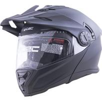 Atverčiamas enduro šalmas W-TEC Biscay P/J - Matinė juoda