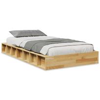vidaXL Lovos rėmas be čiužinio 90x200 cm ąžuolo masyvo