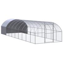 vidaXL Lauko narvas viščiukams, 3x10x2m, galvanizuotas plienas