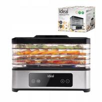 Didelis maisto džiovintuvas grybams, vaisiams ir daržovėms „IDEAL INOX“ + konvekcija 400 W + laikmatis