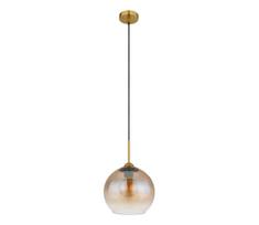 Globo 15788H - Pakabinamas šviestuvas ant laido JAMESSA 1xE27/60W/230V žalvarinis