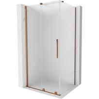 Dušo kabina Mexen Velar 871-090-100-31-60, stačiakampė, be padėklo, 90 cm x 100 cm x 200 cm, aukso sp./matinis