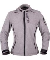Women’s Softshell Motorcycle Jacket W-TEC Algenia - Pilka