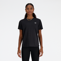 New Balance Wmns Athletics T-Shirt - Dydis S (WT41253BKH Marškinėliai)